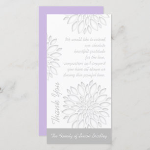 Peonies Digital Paper Cut-Out 3 Sympathy Bedankt