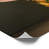 Peonies en ananas poster (Hoek)