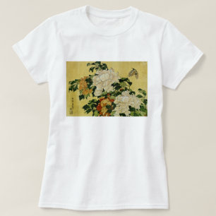 Peonies en Butterfly T-shirt