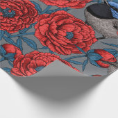 Peonies en Peonies Cadeaupapier (Hoek)