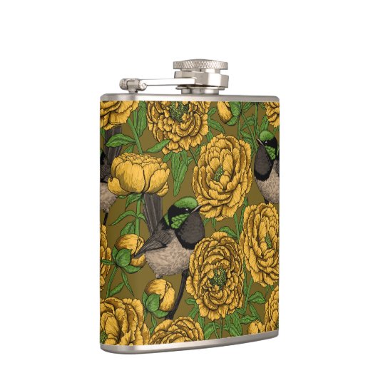 Peonies en Peonies Heupfles (Rechts)