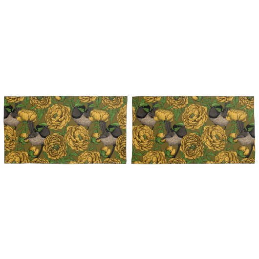 Peonies en Peonies Kussensloop (Voorkant-Set)