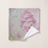 Peonies en wilde bloemen bad handdoek (Wasdoekje)