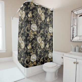 Peonies Exquises Douche Rideaux