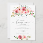 Peonies Floral First Community (Spanje) Kaart (Voorkant)