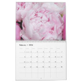 Peonies Flower Calendar 2014 Kalender (Feb 2026)
