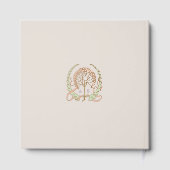 Peonies Gold Wedding Art Nouveau (Verso)