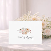 Peonies in Bloom RSVP Card
