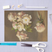 Peonies in een Vase, Charles Ethan Porter Tissuepapier (Craft)