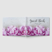 Peonies in rij gastenboek (Volledig)