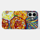 Peonies iPhone case (Achterkant (horizontaal))