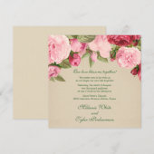 Peonies Kaart (Voorkant / Achterkant)