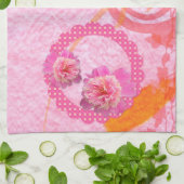 Peonies Kitchen Towel Theedoek (Gevouwen)
