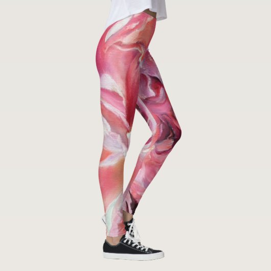 Peonies Leggings floraux (Droite)