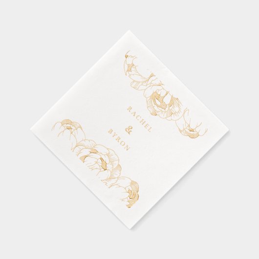 Peonies mariage Gold (Droite)