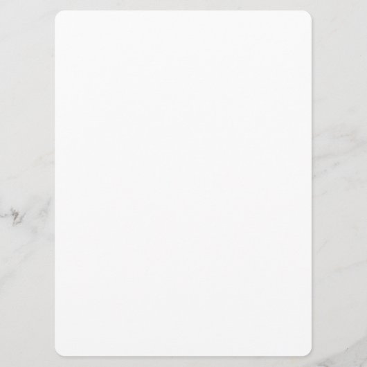 Peonies Menu Kaart (Achterkant)