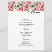 Peonies Menu Kaart (Voorkant)