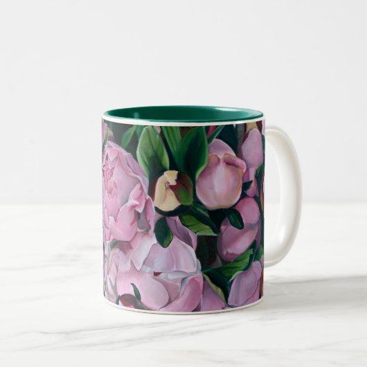 Peonies Mug (Devant droit)