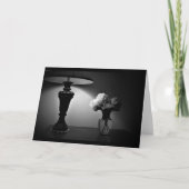 Peonies - noir, carte (Devant)