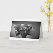 Peonies / Noir, kaart (Gele Bloem)