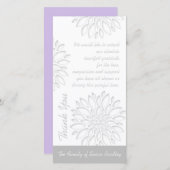 Peonies Papier numérique découpe 3 Merci de Sympat (Devant / Derrière)