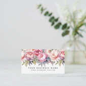 Peonies Peony Flowers Carte de visite (Debout devant)