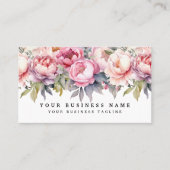 Peonies Peony Flowers Carte de visite (Devant)