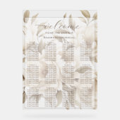 Peonies romantiques beiges Plastique (Recto)