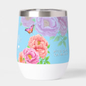 Peonies romantiques Jardin Meilleure maman Bleu (Arrière)