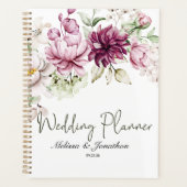 Peonies rose Bourgogne Wedding planner floral (Devant)