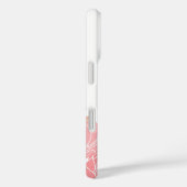 Peonies rose pâle coque iphone personnalisé (Verso / Droite)