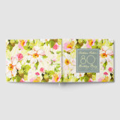 Peonies roses 80e Anniversaire de la fête Livre d' (Complet)