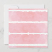 Peonies roses Floral Moving Faire-part (Dos)