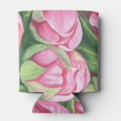 Peonies Rozen 90ste verjaardagsfeest Blikjeskoeler (Achterkant)