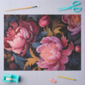 Peonies serie ontwerp 12 tissuepapier (Craft)