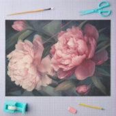 Peonies Series Design 6 Tissuepapier (Craft)