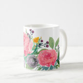 Peonies Specialized Mug Koffiemok (Voorkant rechts)