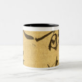 Peonies Tweekleurige Koffiemok (Center)