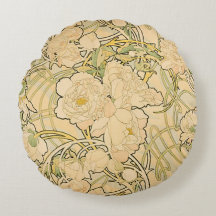 Peonies van Alphonse Mucha