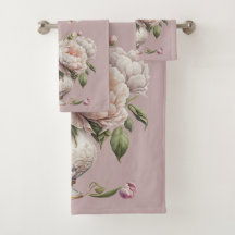 Peonies vintages dans un élégant vase