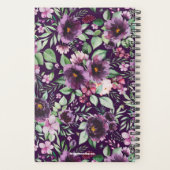 Peonies violettes monogrammes (Dos)