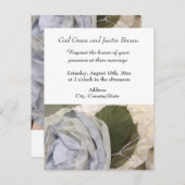 Peonies Wedding Uitnodiging (Voorkant / Achterkant)