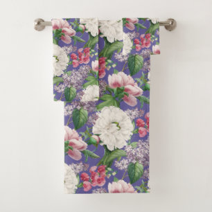 Peonis & Lilacs Jardin d'aquarelle Motif