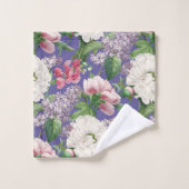 Peonis & Lilacs Jardin d'aquarelle Motif (Gant de toilette)