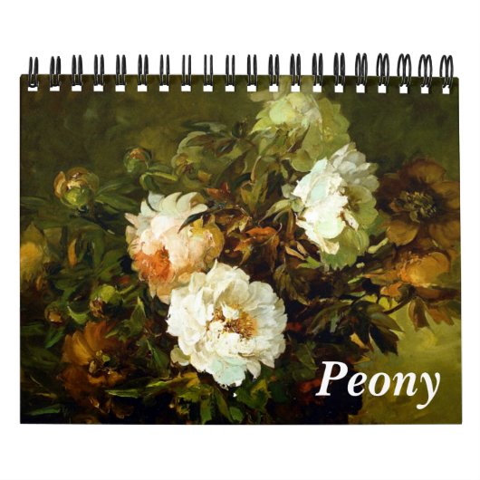 Peony Art Calendar (5,5 x 7 inch) Kalender (Hoes)