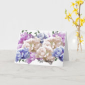 Peony Birthday Wish Kaart (Gele Bloem)