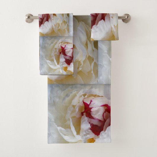 Peony-bladen Bad Handdoek (Insitu)