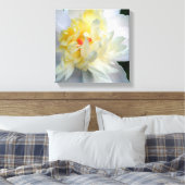 Peony blanc sur toile (Insitu(Chambre))