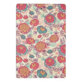 Peony-bloemen en -bladeren mini klembord (Achterkant)