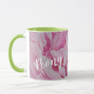 Peony Blossom Roos voor bloemen en tuinliefhebbers Mok